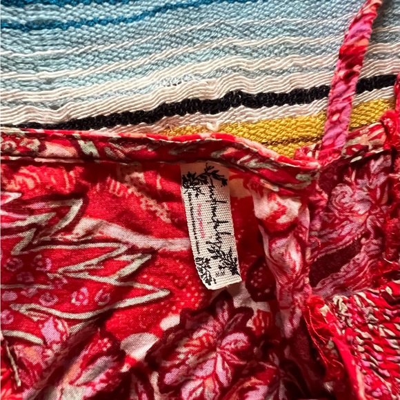 Intimately Free People Asymmetrical Red Floral Dress - Picture 11 of 11